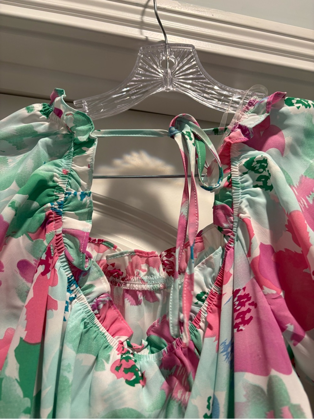 Floral Ruffle Dress - Picture 9 of 10